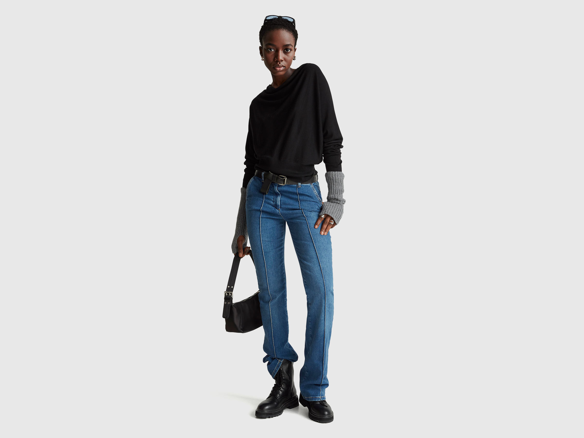 BOAT-NECK SWEAT.L/S Women image number 3